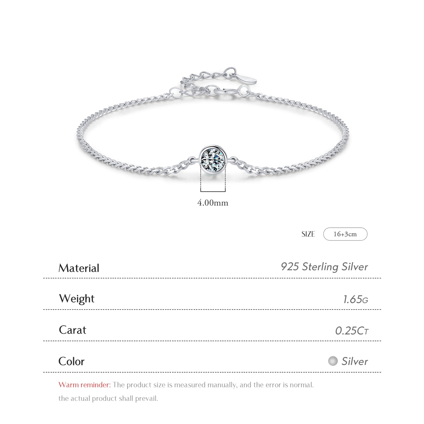 Elegance Moissanite Bracelet