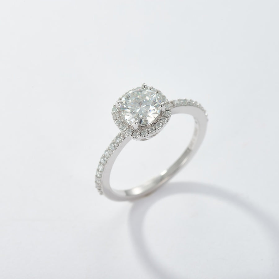 Timeless Grace Moissanite Ring
