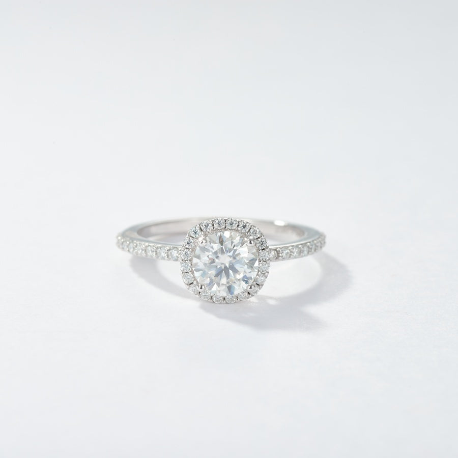 Timeless Grace Moissanite Ring