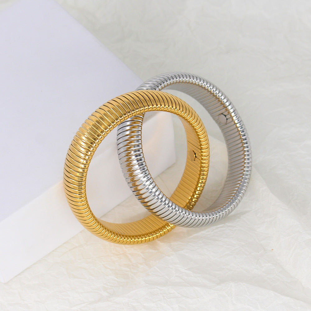 Gilded Arc Bangle