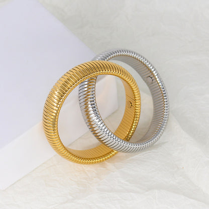 Gilded Arc Bangle