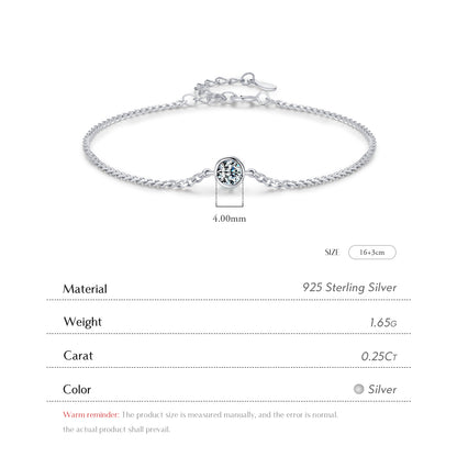 Elegance Moissanite Bracelet