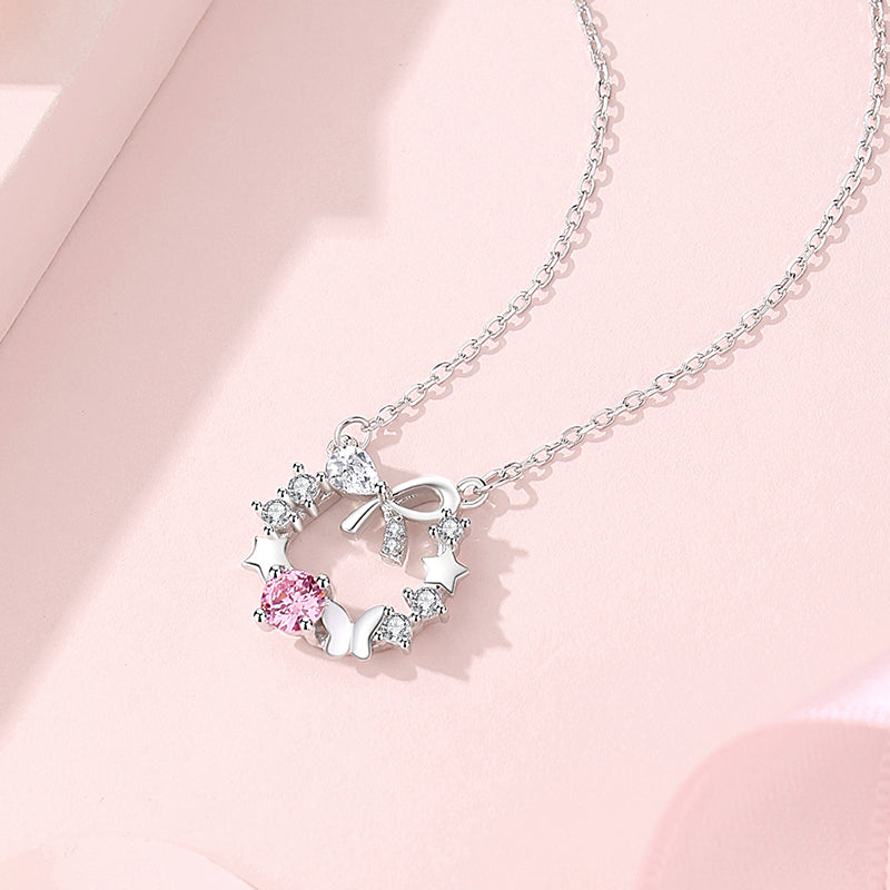 Bow Knot Pendant Necklace