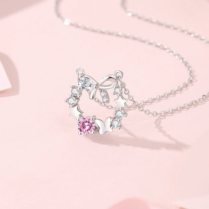 Bow Knot Pendant Necklace