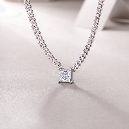 Lustre Drop Moissanite Necklace