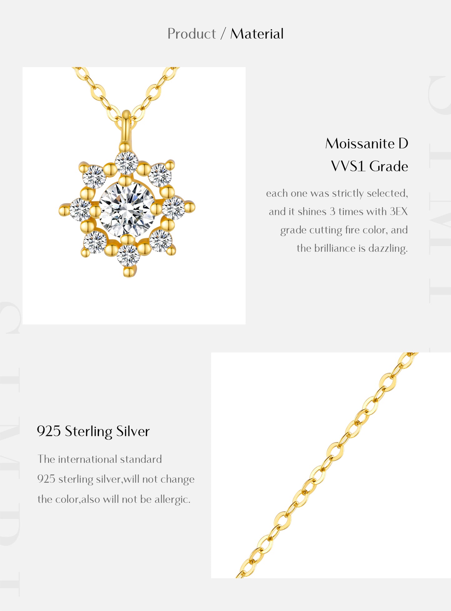 Honeyspark Moissanite Necklace