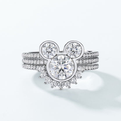 Signet Moissanite Ring