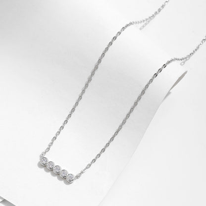 Tiara Flame Moissanite Necklace