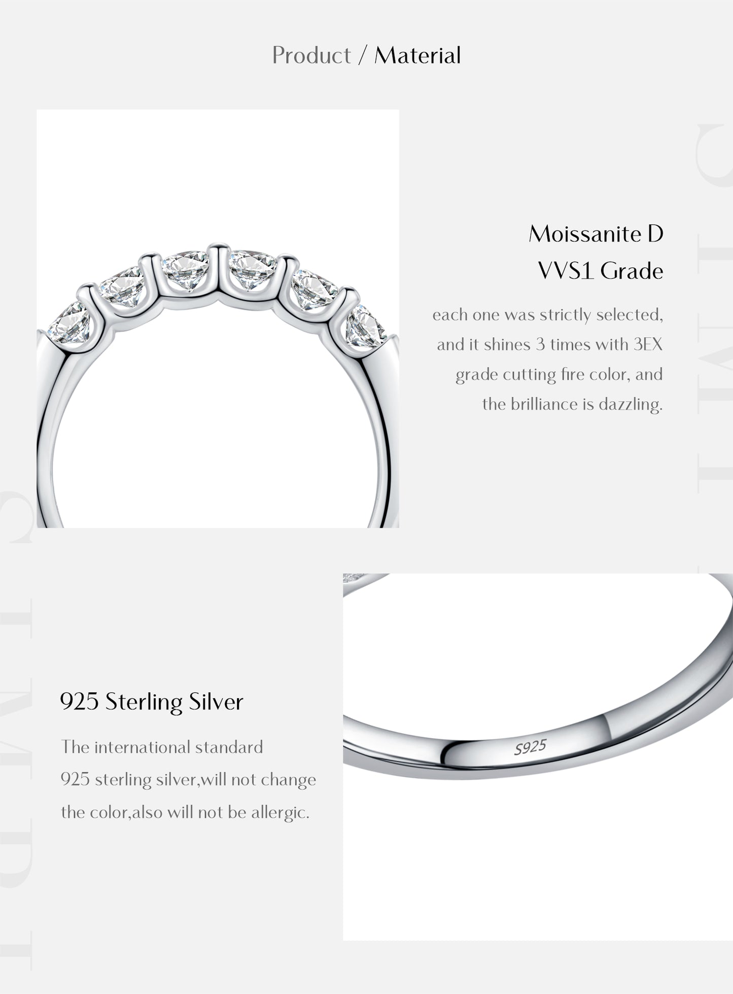 Clarity Moissanite Ring