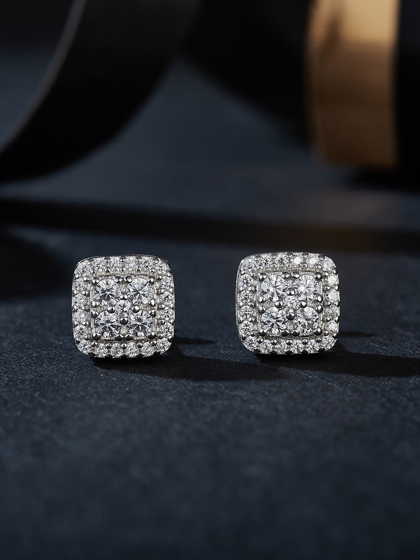Noble Moissanite Ear Studs