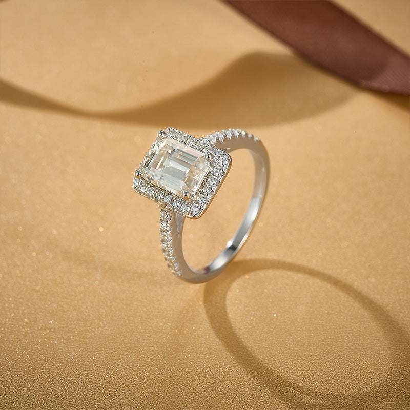 Solar Vow Moissanite Ring