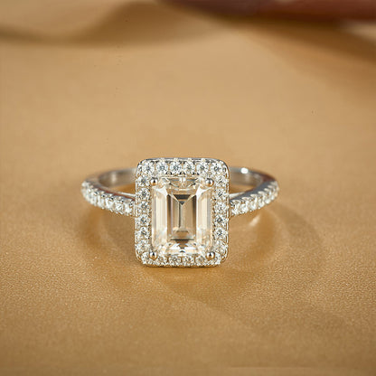 Solar Vow Moissanite Ring