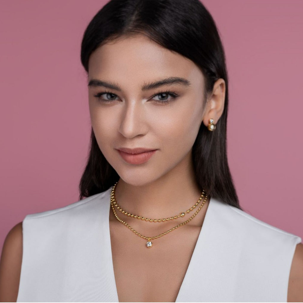 Celestique Charm Moissanite Necklace
