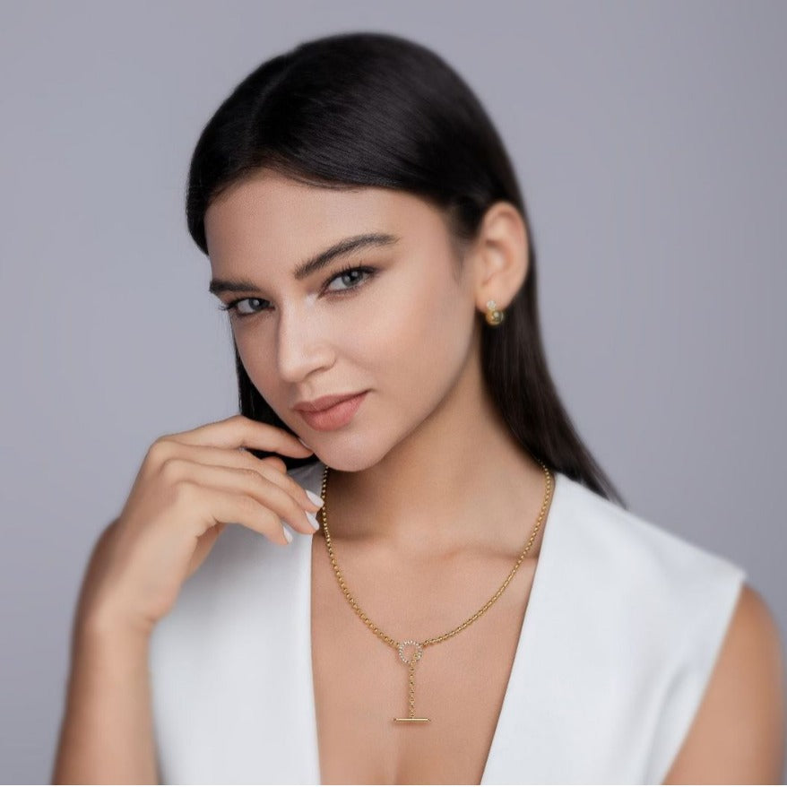 Nova Angle Moissanite Necklace