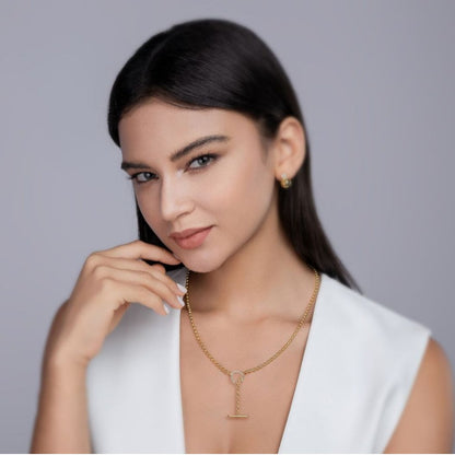 Nova Angle Moissanite Necklace