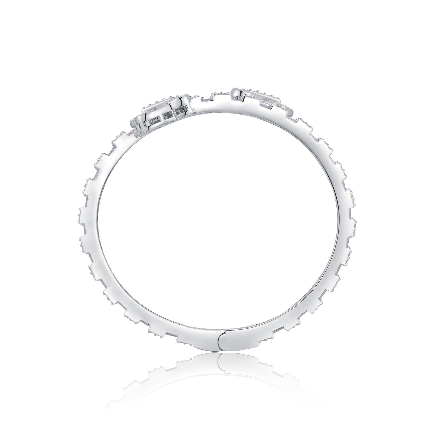 Enchanted Wings Moissanite Bangle