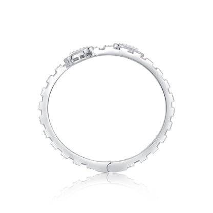 Enchanted Wings Moissanite Bangle