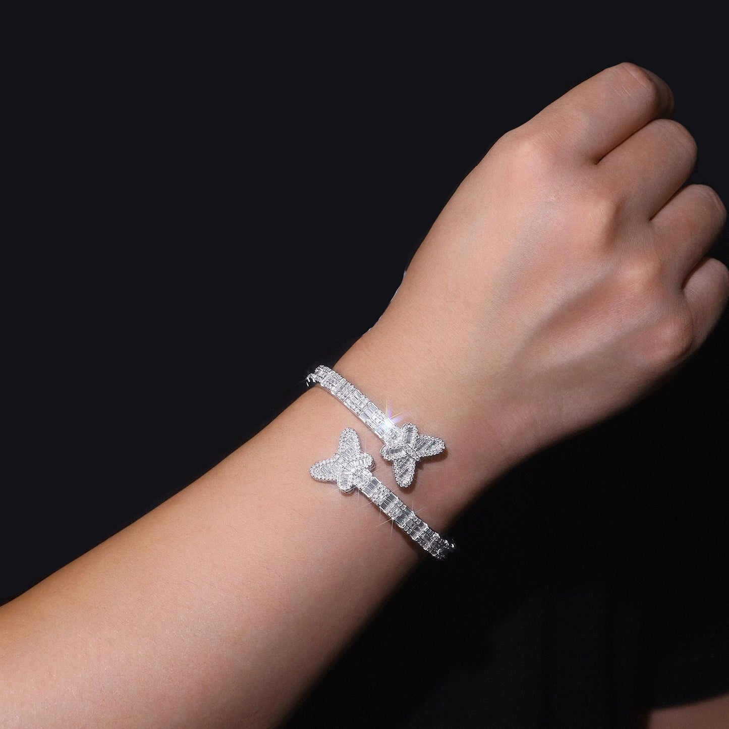 Enchanted Wings Moissanite Bangle