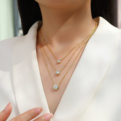 Core Clarity Moissanite Necklace