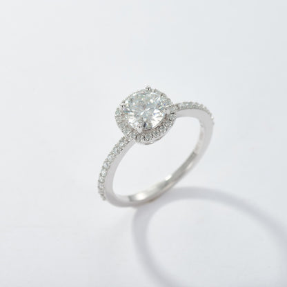 Timeless Grace Moissanite Ring